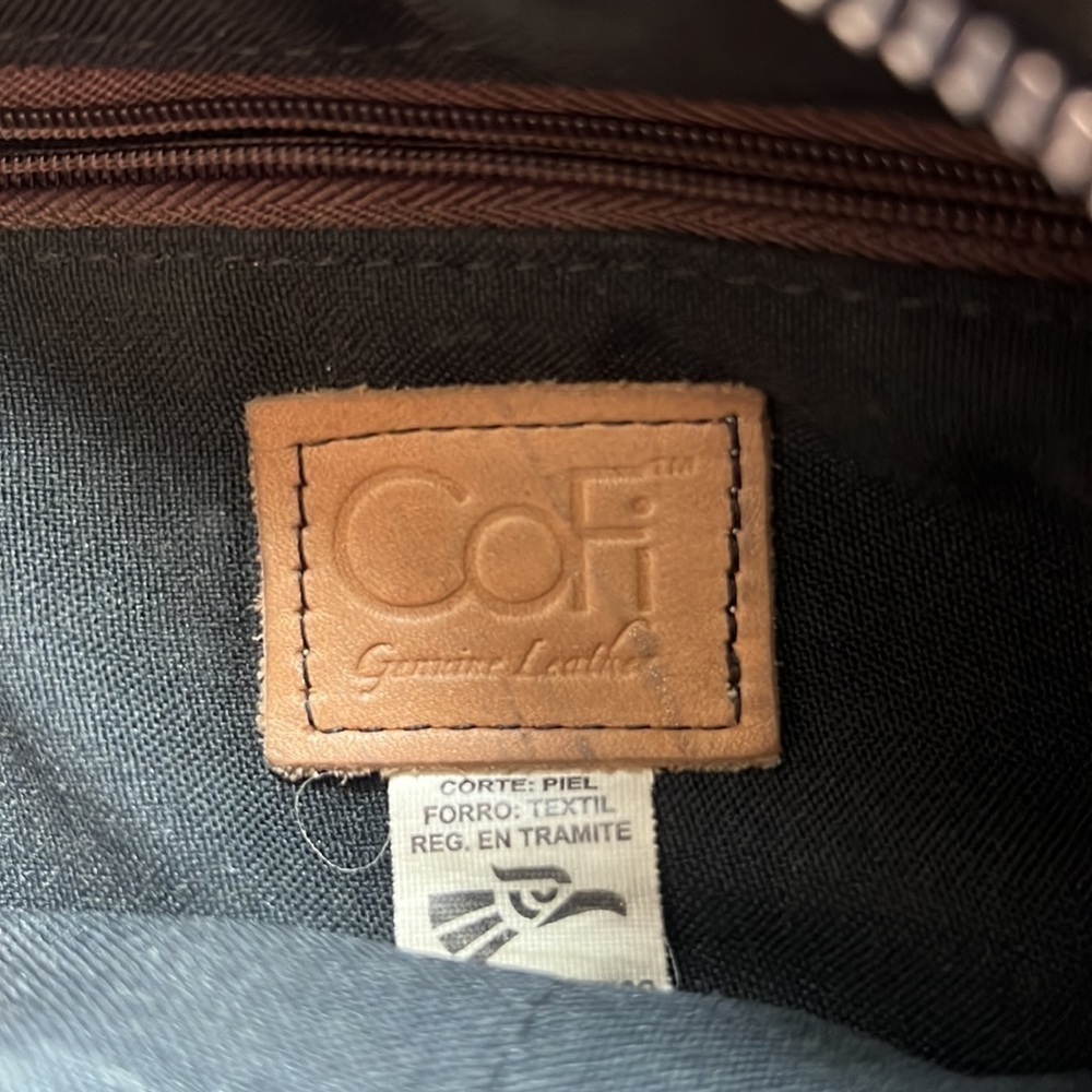 CoFi Mollie suede Cross-Body Convertible Clutch - Picture 5 of 5